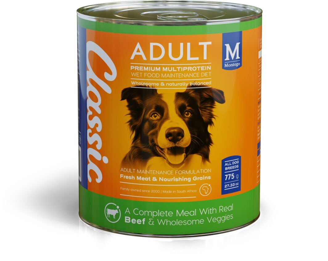 Montego Classic All breed Adult Beef and Veg 775g - Tray of 6 Tins
