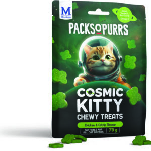 Montego Packs o' Purrs Cosmic Kitty Chicken and Catnip Flavour