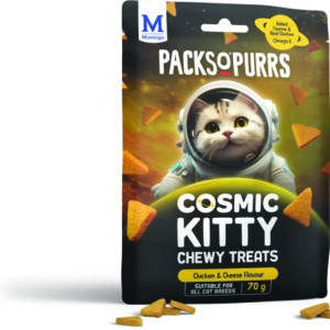 Montego Packs o' Purrs Cosmic Kitty Chicken and Cheese Flavour