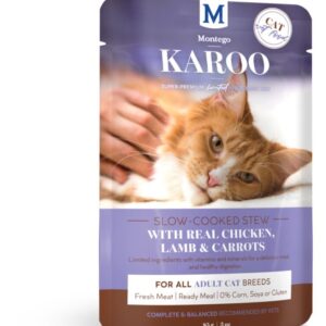 Montego Karoo All breed Adult Chicken, Lamb and Carrot - Box of 12 Pouches
