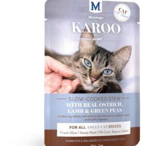 Montego Karoo All breed Adult Ostrich, Lamb and Green Pea - Box of 12 Pouches
