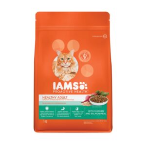 Iams Proactive Health Healthy Adult Cat Food With Chicken and Salmon